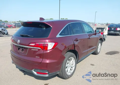 2016 Acura Rdx Technology Acurawatch Plus Packages/Technology Package из США, поврежденный, VIN 5J8TB4H56GL013750